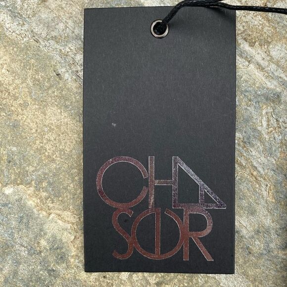 Chaser Slate Gray & White Vintage Flag Print Crewneck T-Shirt. Medium. NWT Soft - Picture 4 of 6